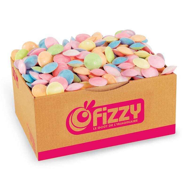 Bonbons Soucoupes Scoopy Carton x3000 - Fizzy Distribution
