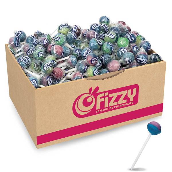 Sucettes chewing-gum pétillantes - Fizzy Distribution