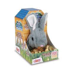 Peluche lapin sauteur avec chocolats